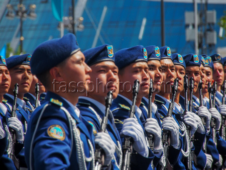 Victory Day parade in Astana