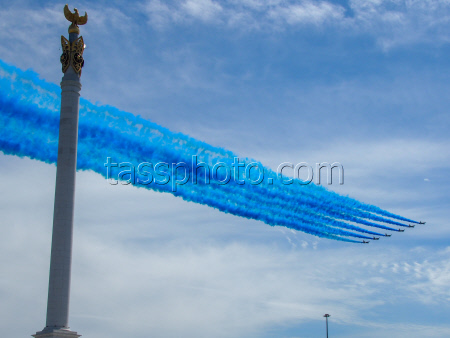 Victory Day parade in Astana