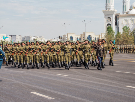 Victory Day parade in Astana