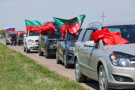 Melitopol car rally marks 80th anniversary of Victory in WWII