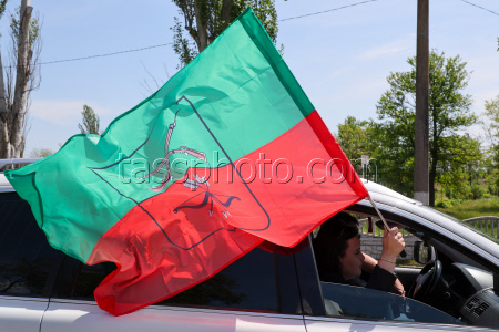 Автопробег в Мелитополе в честь 80-й годовщины Победы в Великой Отечественной войне 