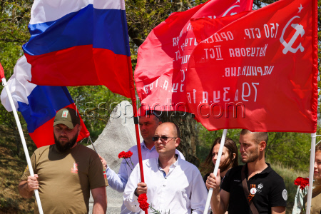Автопробег в Мелитополе в честь 80-й годовщины Победы в Великой Отечественной войне 