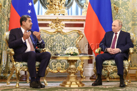 Встреча президента РФ Путина и президента Венесуэлы Мадуро