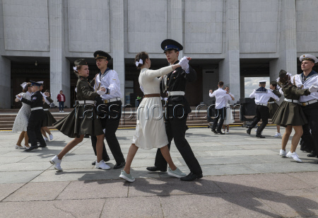 Preparations for upcoming Victory Day in Moscow