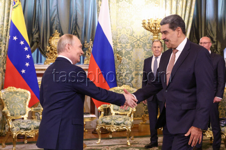 Встреча президента РФ Путина и президента Венесуэлы Мадуро