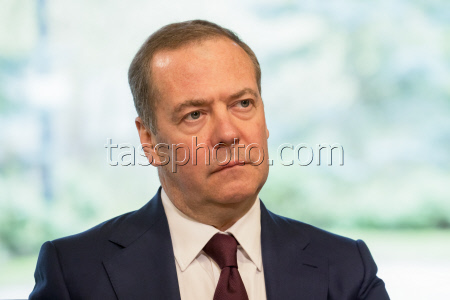 Russian Security Council Deputy Chairman Medvedev meets with Cuba's President Diaz-Canel
