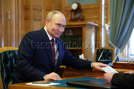 Встреча президента РФ Путина и главы Чечни Кадырова
