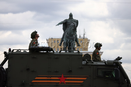 Генеральная репетиция парада Победы в Москве