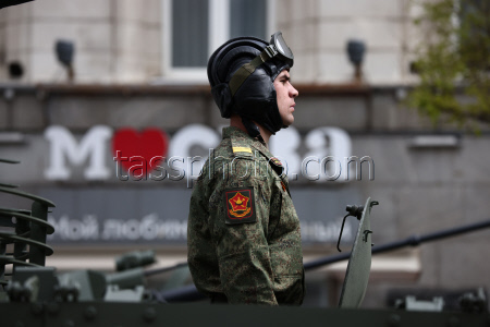 Генеральная репетиция парада Победы в Москве