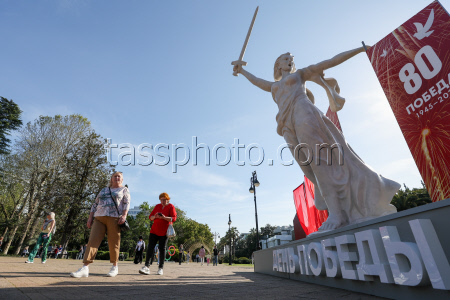 Подготовка ко Дню Победы в Сочи