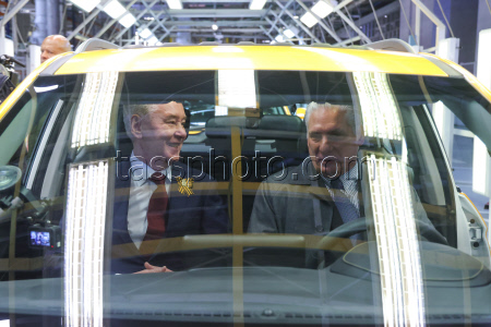 Cuba's President Diaz-Canel and Moscow Mayor Sobyanin visit Moskvitch car factory