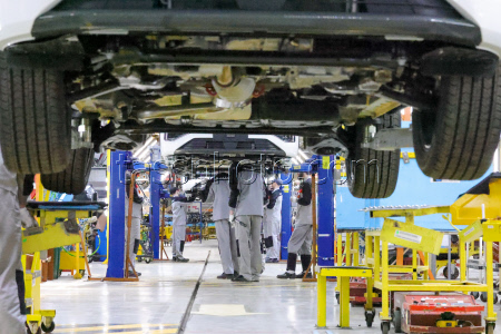Moskvitch car factory