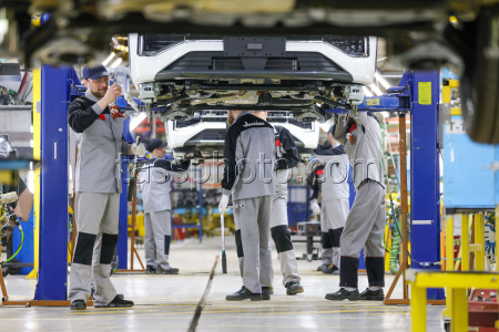 Moskvitch car factory