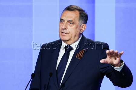 Republika Srpska President Dodik speaks in Moscow