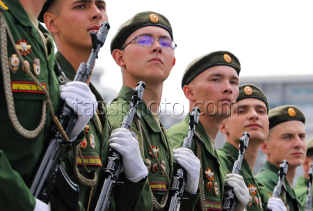 Victory Day parade in Rostov-on-Don, Russia