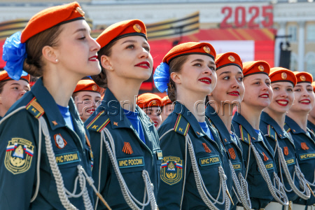 Victory Day parade in St Petersburg