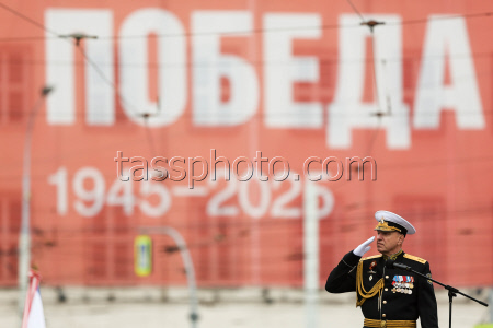 Victory Day parade in Kaliningrad, Russia