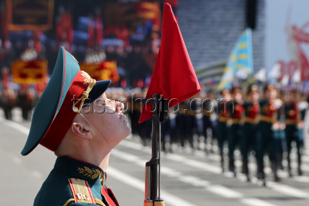 Victory Day parade in St Petersburg