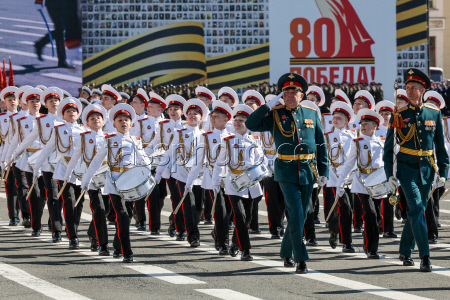 Victory Day parade in St Petersburg