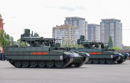 Victory Day parade in Rostov-on-Don, Russia