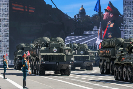 Victory Day parade in St Petersburg