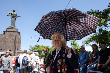 Immortal Regiment event in Yerevan, Armenia