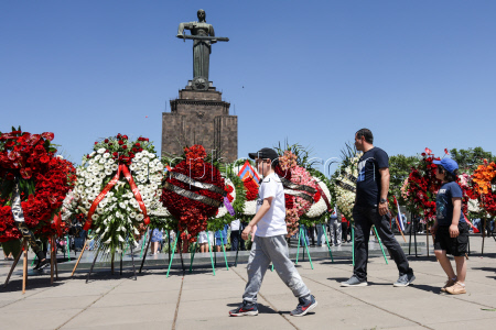 Immortal Regiment event in Yerevan, Armenia
