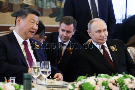 Moscow Kremlin reception for heads of foreign delegations