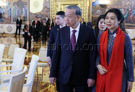 Moscow Kremlin reception for heads of foreign delegations