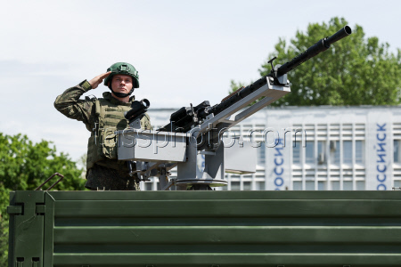 Victory Day parade in Novorossiysk, Russia