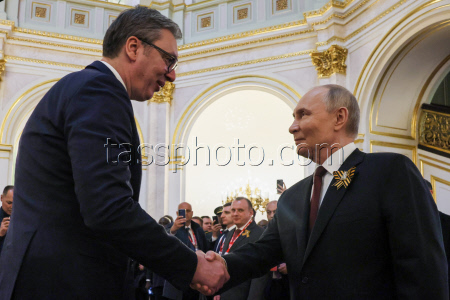 Moscow Kremlin reception for heads of foreign delegations