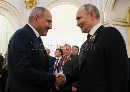 Moscow Kremlin reception for heads of foreign delegations