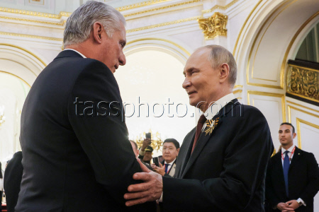 Moscow Kremlin reception for heads of foreign delegations