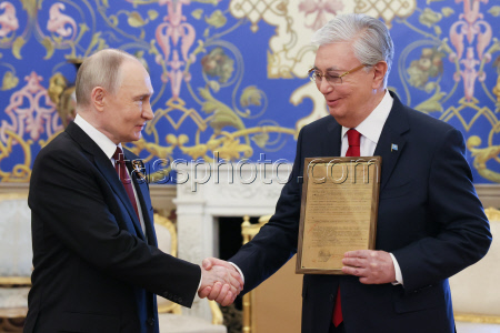 Moscow Kremlin reception for heads of foreign delegations