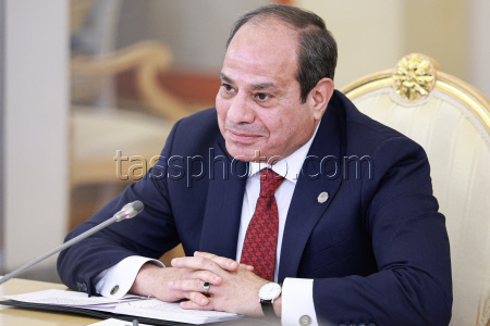 Presidents of Russia and Egypt meet in Moscow
