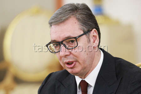 Presidents of Russia and Serbia meet in Moscow