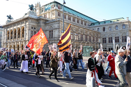 Immortal Regiment event in Vienna