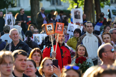 Immortal Regiment event in Vienna