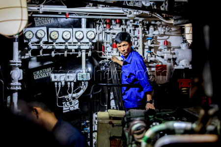Professor Gagarinsky research vessel in Vladivostok