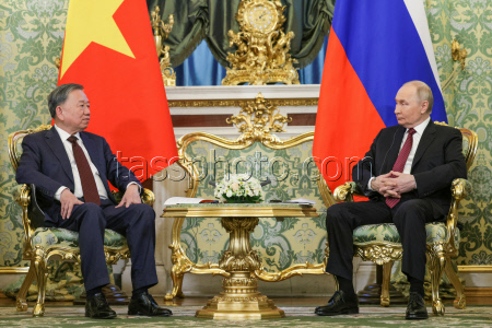 Russia's President Putin and Vietnamese Communist Party General Secretary To Lam meet in Moscow