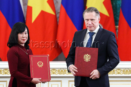 Russia's President Putin and Vietnamese Communist Party General Secretary To Lam meet in Moscow
