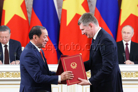 Russia's President Putin and Vietnamese Communist Party General Secretary To Lam meet in Moscow