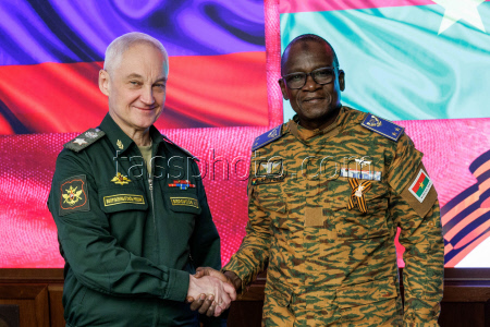 Defence ministers of Russia and Burkina Faso meet in Moscow