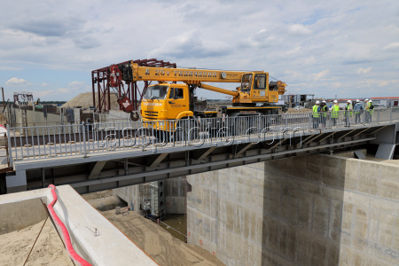 Bagayevsky hydrosystem under construction in Rostov-on-Don Region, Russia