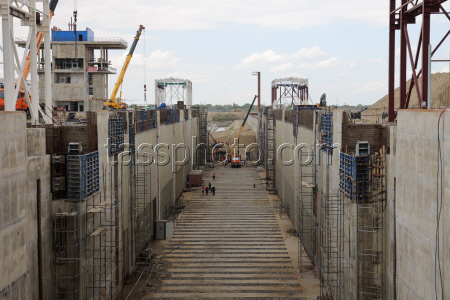 Bagayevsky hydrosystem under construction in Rostov-on-Don Region, Russia