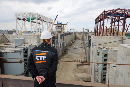 Bagayevsky hydrosystem under construction in Rostov-on-Don Region, Russia
