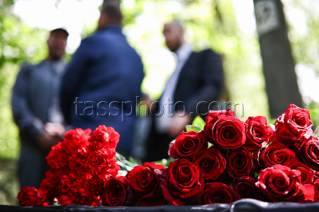 Farewell ceremony for actress Nina Grebeshkova in Moscow