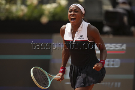 Теннисный турнир WTA 1000 в Риме, 1/4 финала: Кори Гауфф (США) - Мирра Андреева (Россия) - 6:4, 7:6 (7:5)