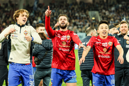 Кубок России по футболу: ЦСКА (Москва) - "Зенит" (Санкт-Петербург) - 2:0