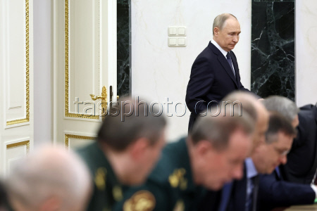 Russian government meeting on forthcoming talks with Ukraine in Istanbul
